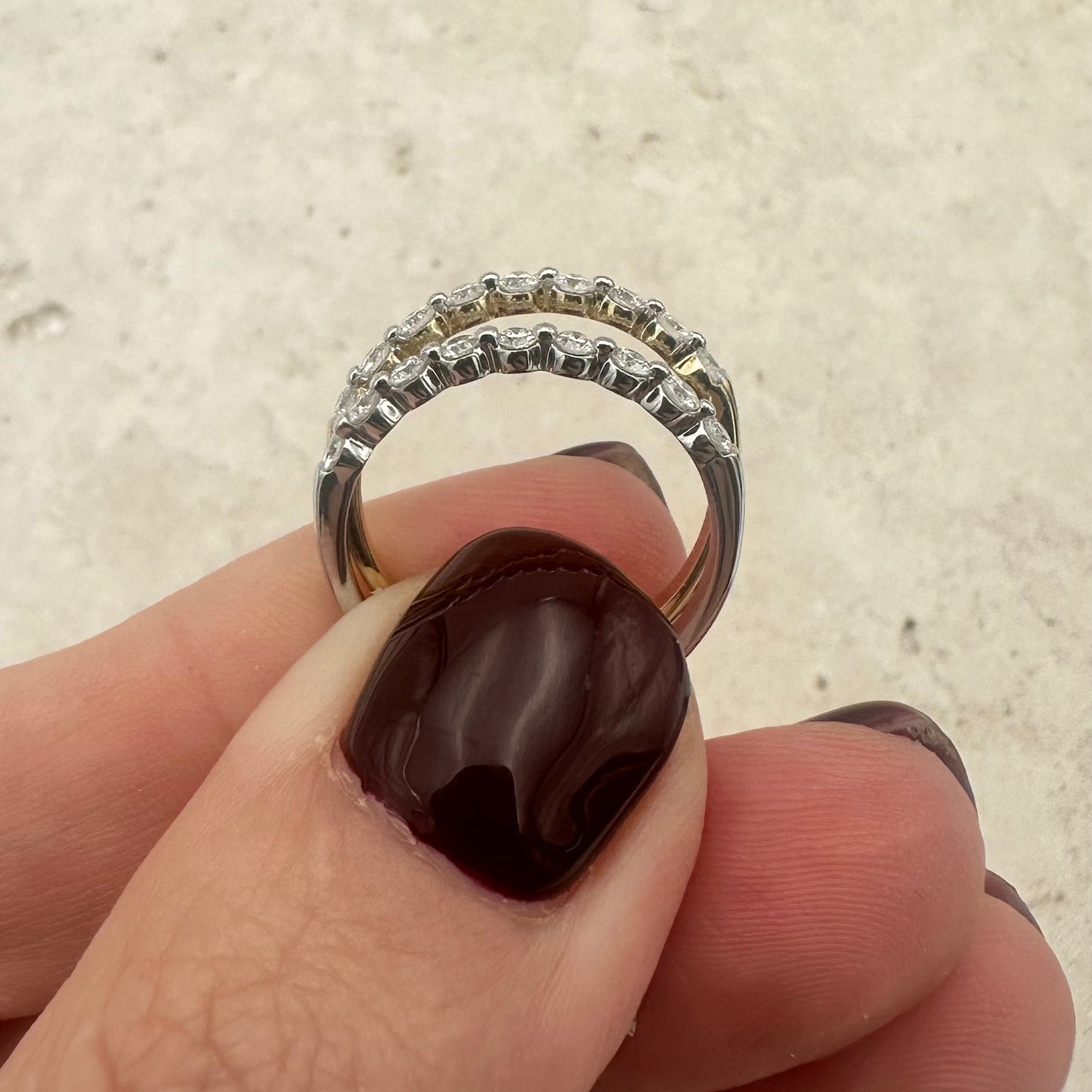 Petite Diamond Half Eternity Band