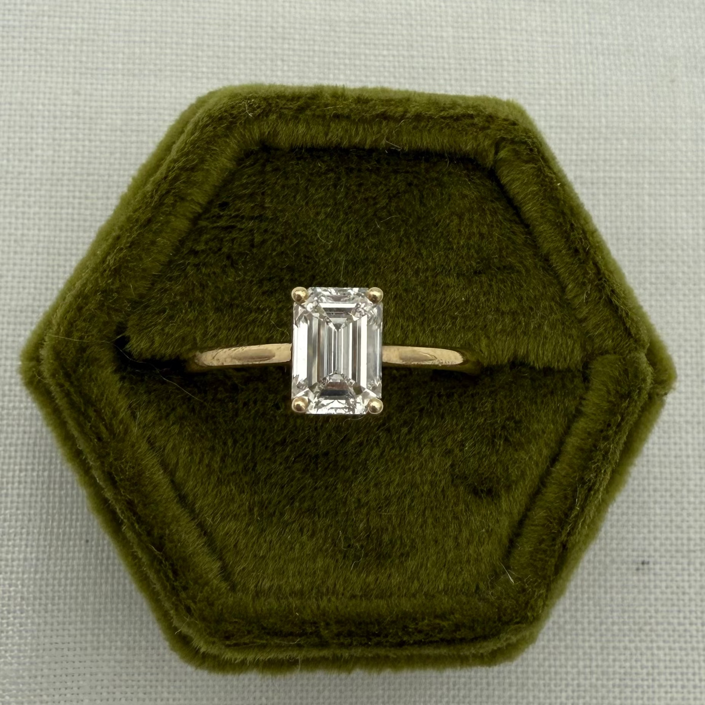 Solitaire Lab Diamond Rings